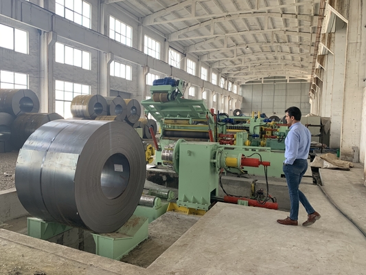 MA-(1~6) ×1600mm 강철 코일 슬리팅 라인 132KW 코일 최대 30T 슬리팅 속도 60-100M/min